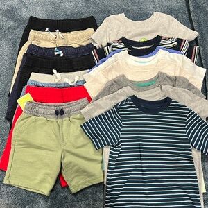 Bundle of boys 5T shorts and shirts